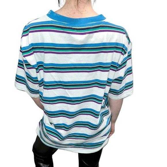 Vintage Guess Striped Tee Shirt - Picture 2 of 7